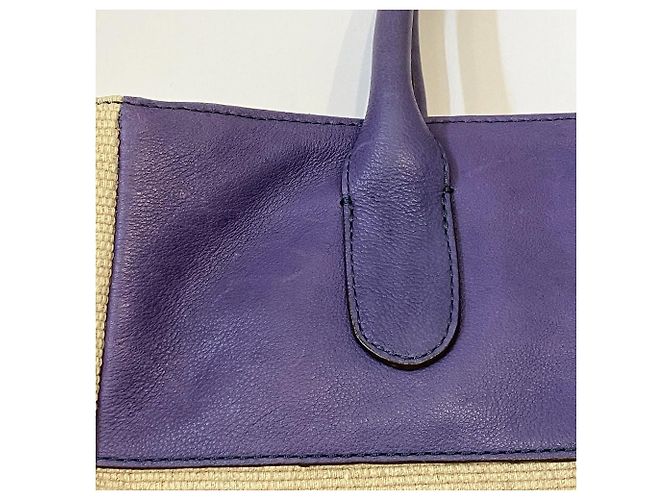 Autre Marque Tila March Leder-Canvas Tote Bag - Ansicht 14