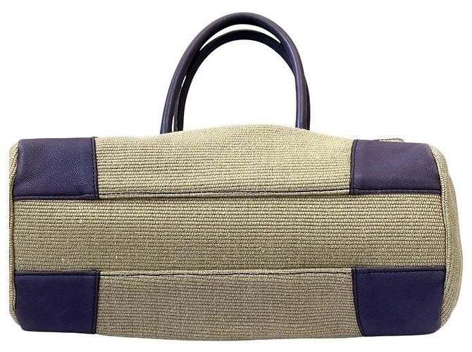 Autre Marque Tila March Leder-Canvas Tote Bag - Ansicht 5