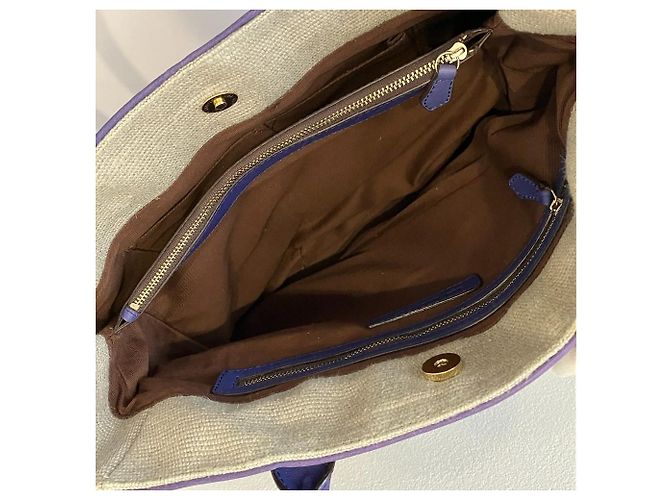 Autre Marque Tila March Leder-Canvas Tote Bag - Ansicht 7