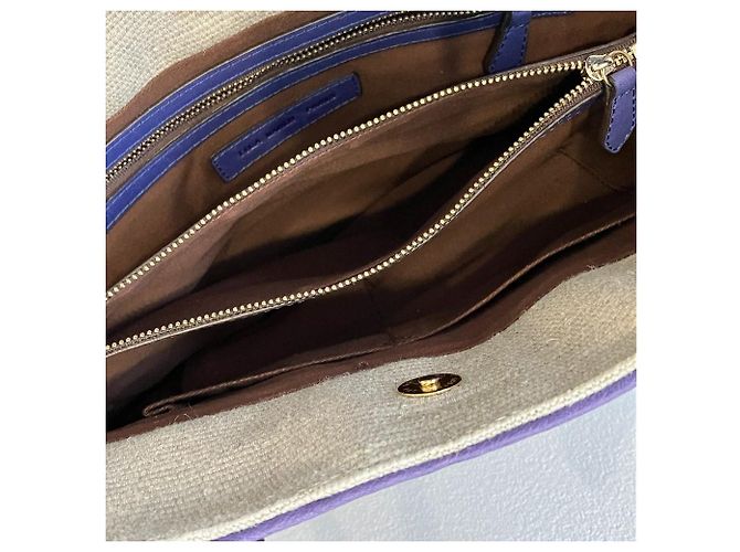 Autre Marque Tila March Leder-Canvas Tote Bag - Ansicht 9