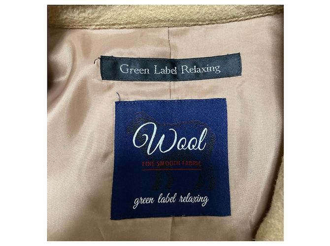 Autre Marque Abrigo de lana relajado Green Label - vista 5