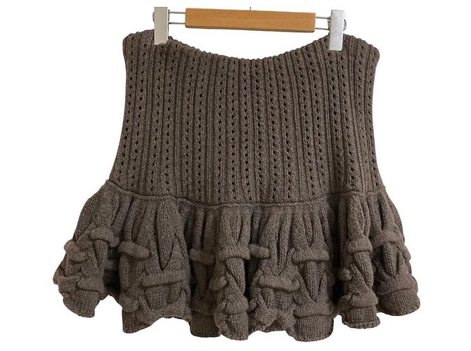 Autre Marque FOXEY Sedona Cape Strick-Minirock - Ansicht 3