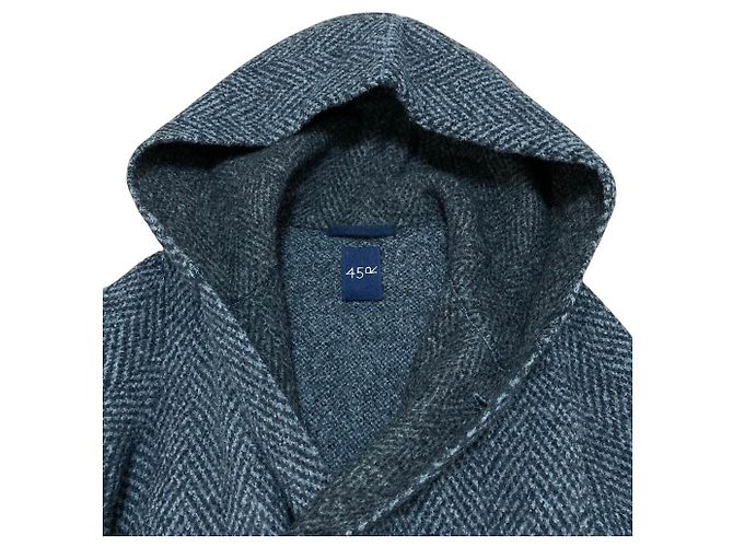 Autre Marque Abrigo con capucha 45R Float de lana encogida - vista 4