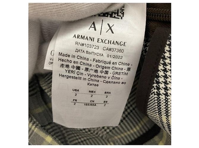 Armani Exchange weit geschnittene Karohose - Ansicht 6