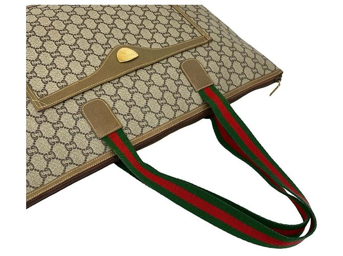Saco Tote Gucci em couro e PVC - vista 4