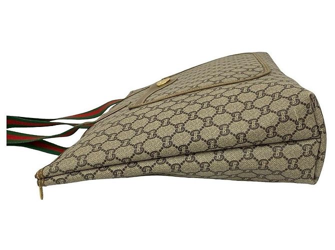 Saco Tote Gucci em couro e PVC - vista 5