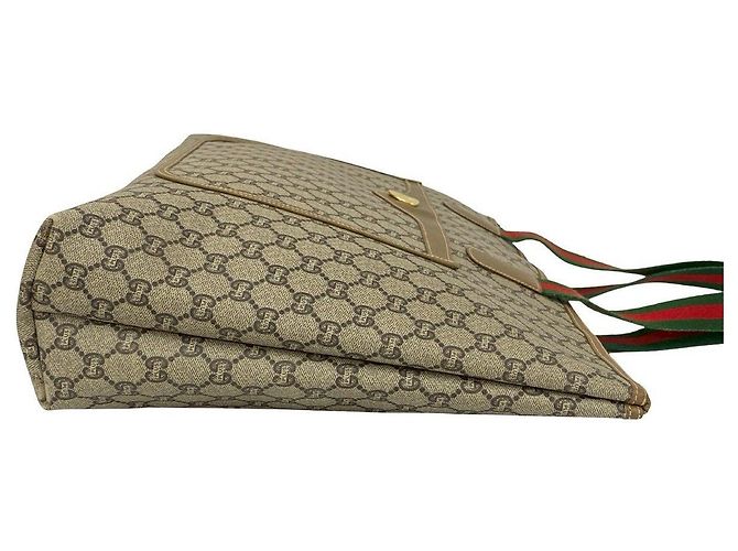 Saco Tote Gucci em couro e PVC - vista 6