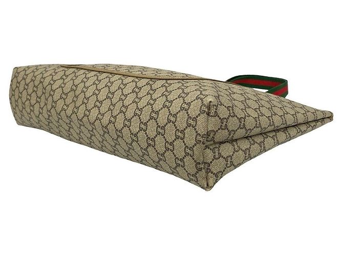 Saco Tote Gucci em couro e PVC - vista 8