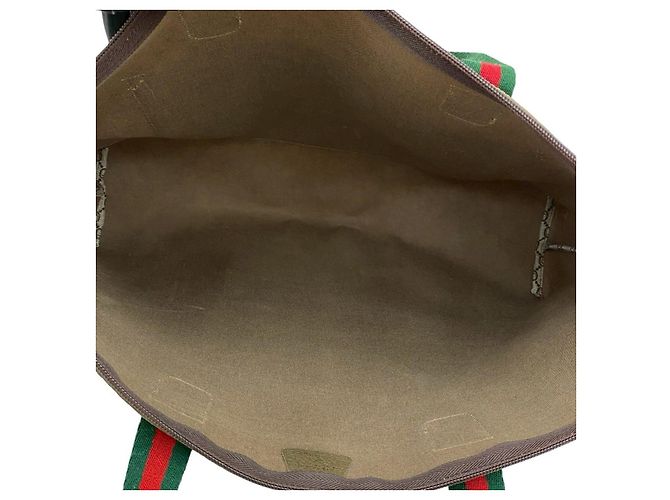 Saco Tote Gucci em couro e PVC - vista 9