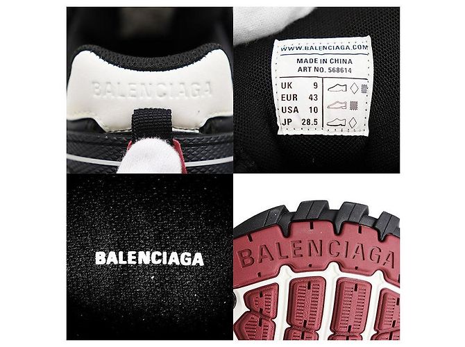 Balenciaga Track2 Mesh Metallic Chunky Sneaker - vista 10