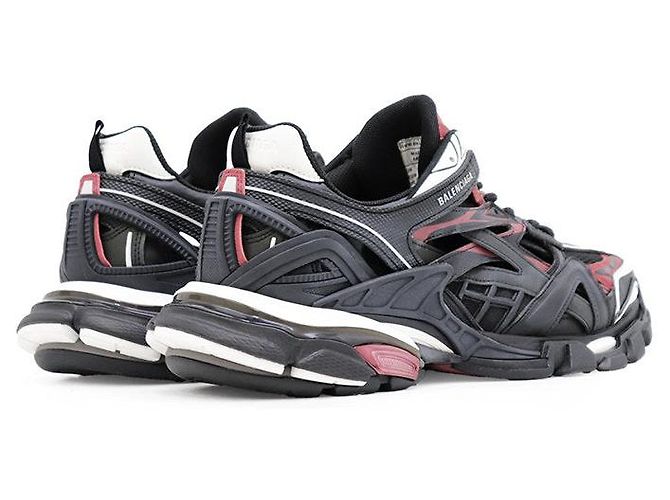 Balenciaga Track2 Mesh Metallic Chunky Sneaker - vista 12