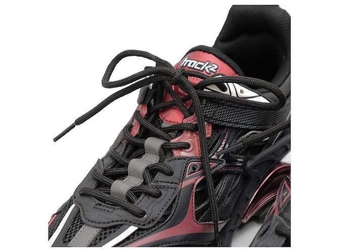 Balenciaga Track2 Mesh Metallic Chunky Sneaker - vista 16