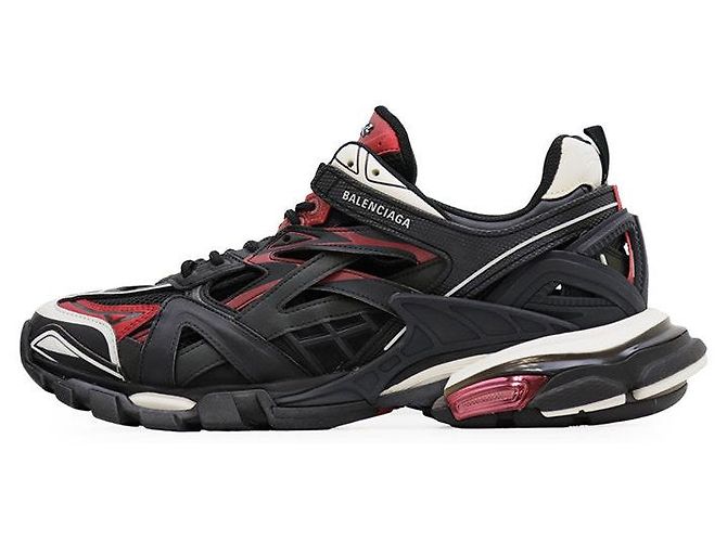 Balenciaga Track2 Mesh Metallic Chunky Sneaker - vista 4