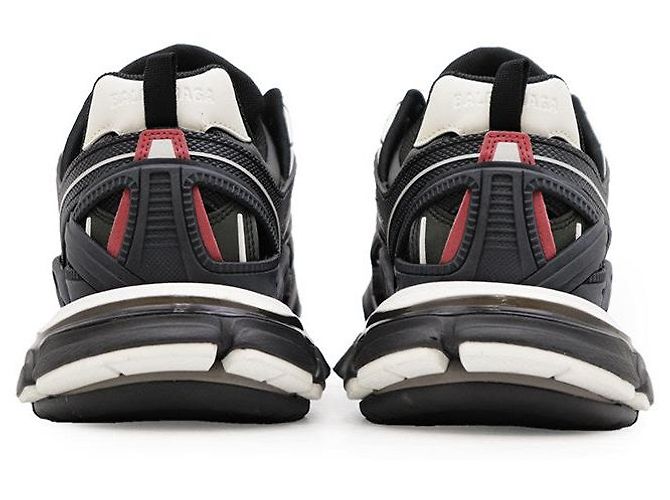 Balenciaga Track2 Mesh Metallic Chunky Sneaker - vista 6