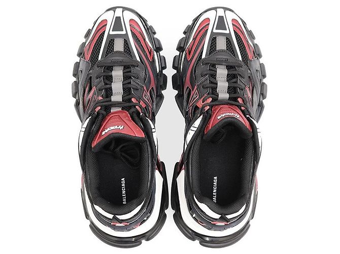 Balenciaga Track2 Mesh Metallic Chunky Sneaker - vista 8