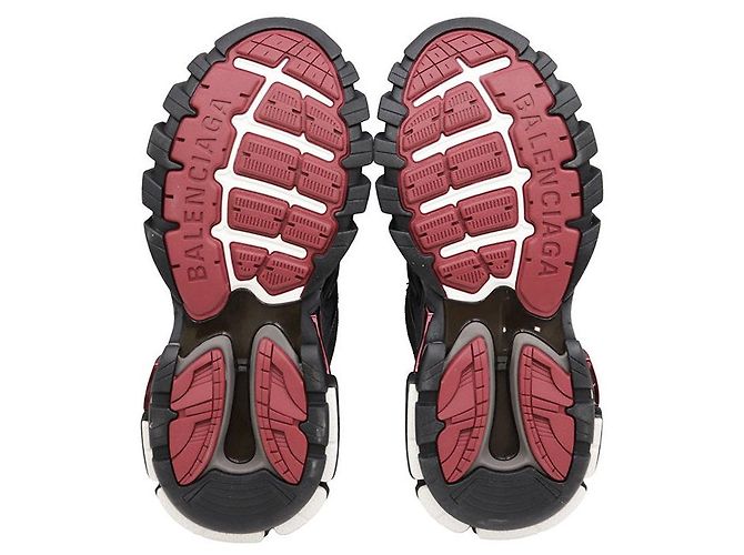 Balenciaga Track2 Mesh Metallic Chunky Sneaker - vista 9
