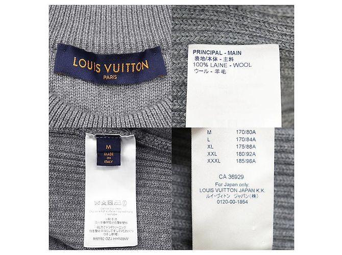 Louis Vuitton World Logo Jacquard Wool Knit - vista 10