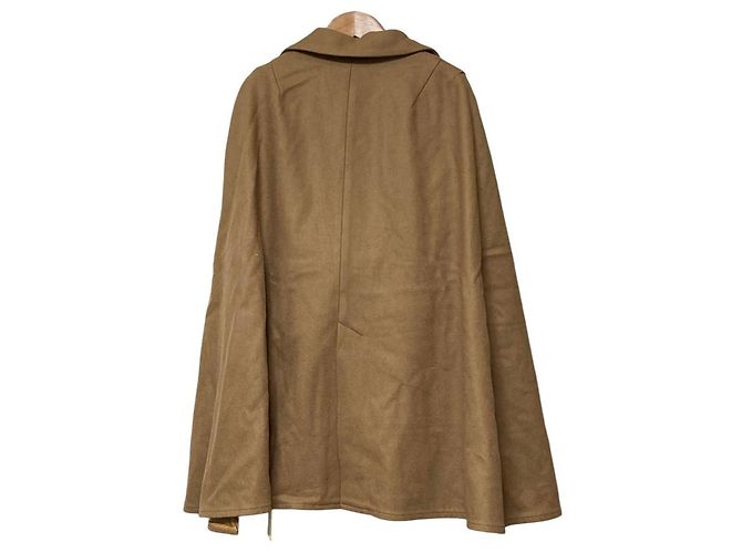 Autre Marque eimy istoire ES Motif Wool Cape Coat - vista 3