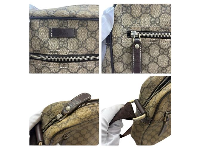 Borsa a tracolla Gucci GG Supreme Canvas - vista 6