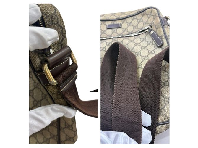 Borsa a tracolla Gucci GG Supreme Canvas - vista 7