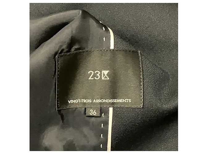 Autre Marque Chaqueta 23ku de gabardina de lana elástica - vista 4