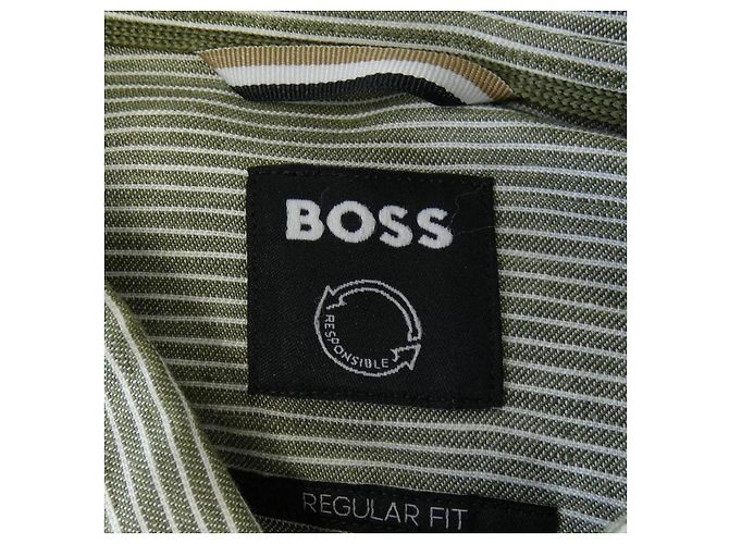 Hugo Boss Camisa de algodón Boss - vista 4