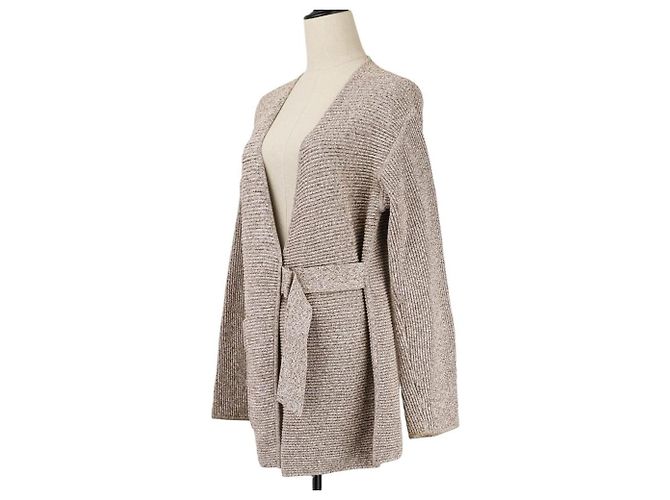 Autre Marque Chaqueta sin cuello con cinturón de algodón DES PRES - vista 2