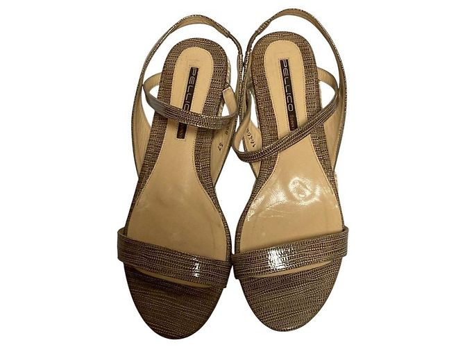 Autre Marque Sandali Espadrille in pelle Pellico - vista 3