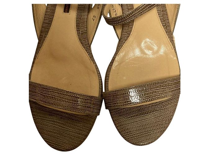 Autre Marque Sandali Espadrille in pelle Pellico - vista 4