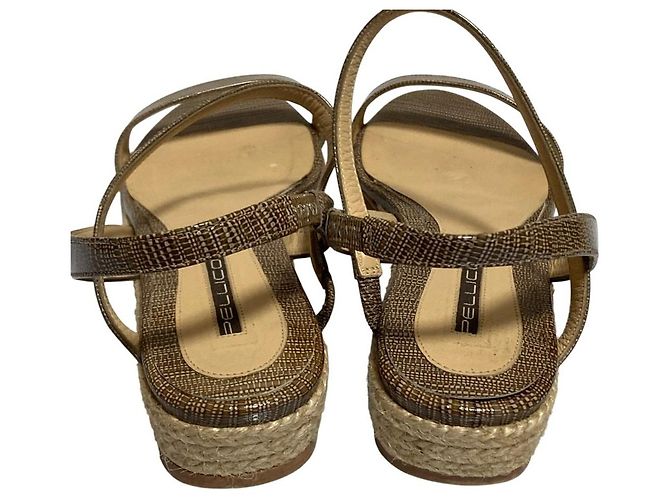 Autre Marque Sandali Espadrille in pelle Pellico - vista 6