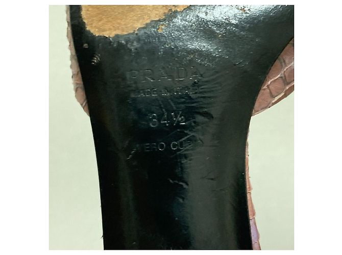 Prada Sandalen aus Pythonleder - Ansicht 10