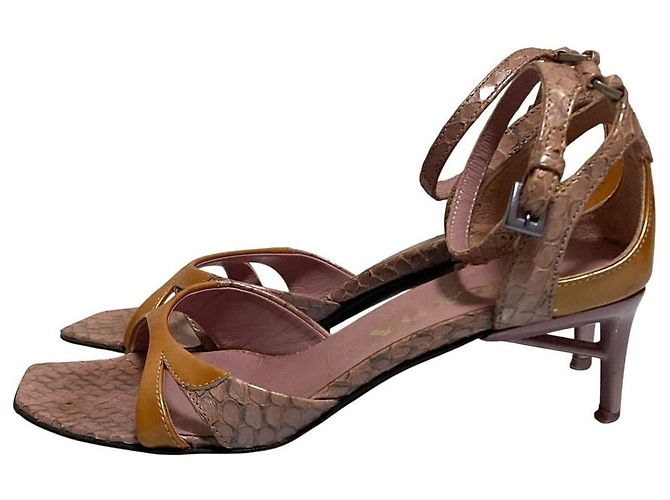 Prada Sandalen aus Pythonleder - Ansicht 7