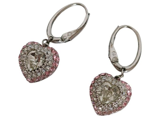 Orecchini Swarovski Heart Pavé - vista 2