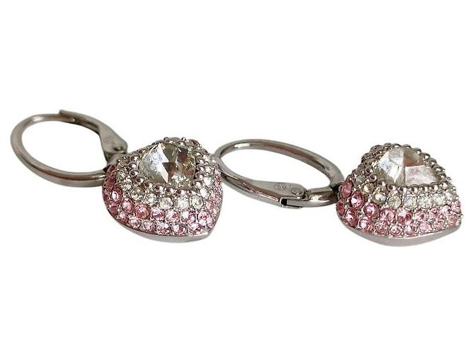 Orecchini Swarovski Heart Pavé - vista 3