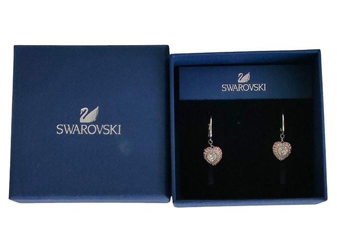 Orecchini Swarovski Heart Pavé - vista 5
