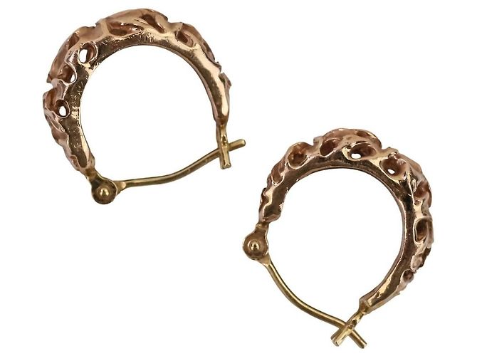Autre Marque 14K Plumeria Creolen - Ansicht 10