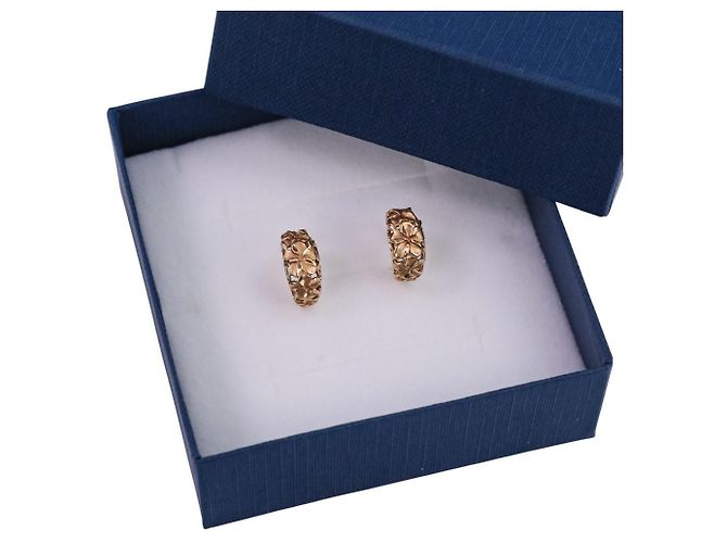 Autre Marque 14K Plumeria Creolen - Ansicht 16