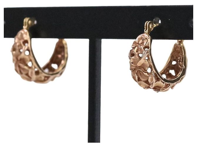Autre Marque 14K Plumeria Creolen - Ansicht 2