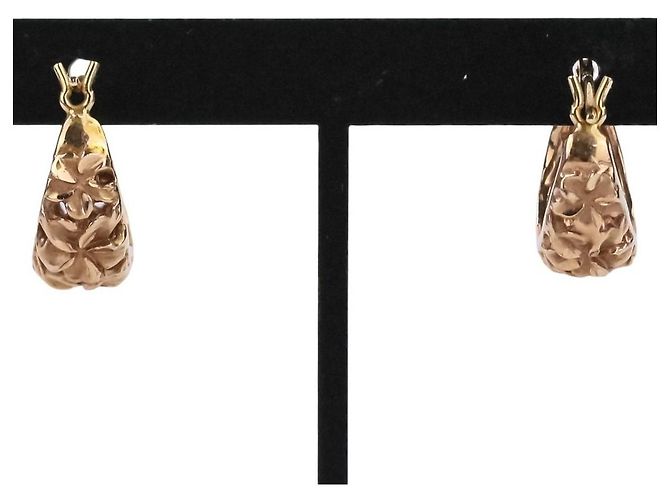 Autre Marque 14K Plumeria Creolen - Ansicht 3
