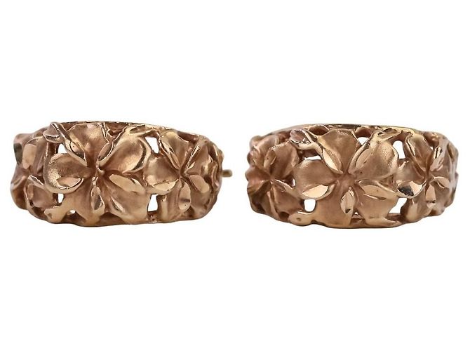Autre Marque 14K Plumeria Creolen - Ansicht 4