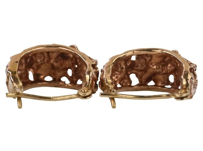 Autre Marque 14K Plumeria Creolen - Ansicht 6