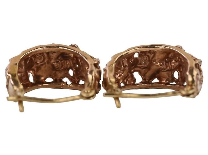 Autre Marque 14K Plumeria Creolen - Ansicht 7