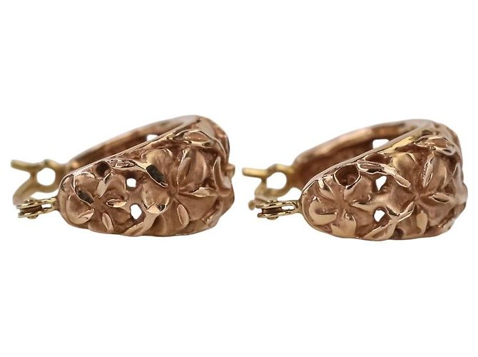 Autre Marque 14K Plumeria Creolen - Ansicht 8