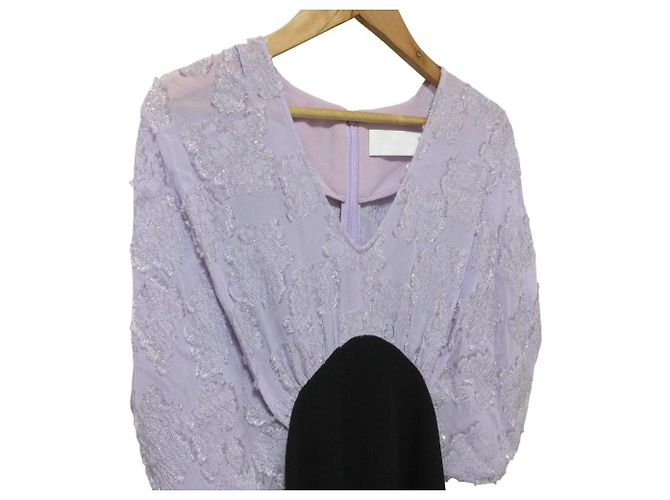 Autre Marque Mame Kurogouchi Glitzer-Jacquard-Kleid - Ansicht 4