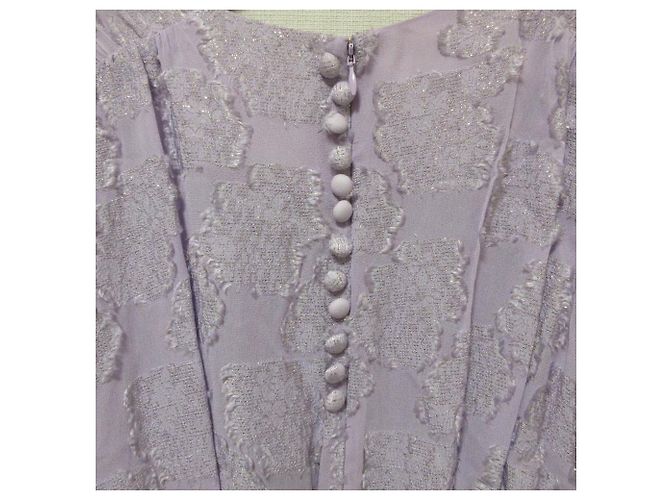 Autre Marque Mame Kurogouchi Glitzer-Jacquard-Kleid - Ansicht 5