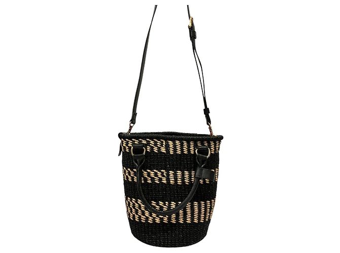Autre Marque Borsa a tracolla 2way ikot in rattan - vista 2