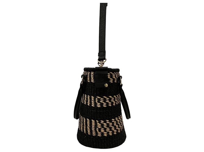 Autre Marque Borsa a tracolla 2way ikot in rattan - vista 3
