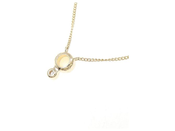 Autre Marque Collana ete Oro Giallo K10 Opale e Diamante - vista 4