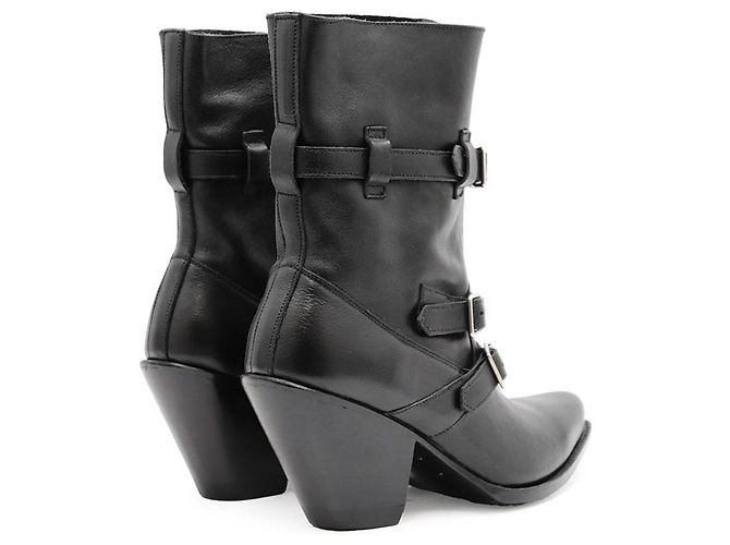 Céline Stivali in pelle Berlin Celine - vista 12