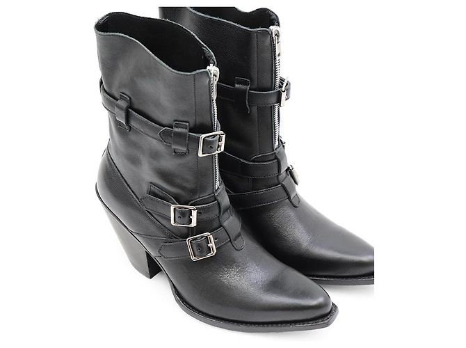 Céline Stivali in pelle Berlin Celine - vista 13